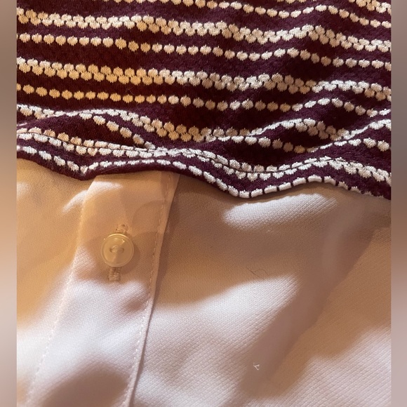 Collared Layered Blouse - Picture 3 of 3